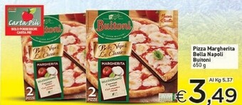 Crai Buitoni pizza margherita bella napoli offerta
