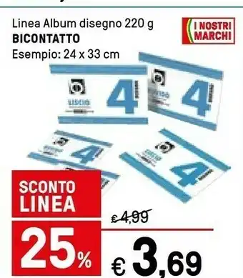 Iper La Grande Bicontatto Linea Album Disegno offerta