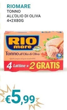 Eté Rio mare tonno all'olio di oliva offerta