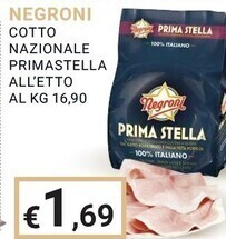Eté Negroni cotto nazionale primastella offerta
