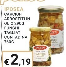 Eté Iposea carciofi arrostiti in olio offerta