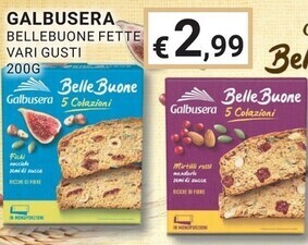 Eté Galbusera bellebuone fette offerta