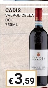 Eté Cadis valpolicella doc offerta
