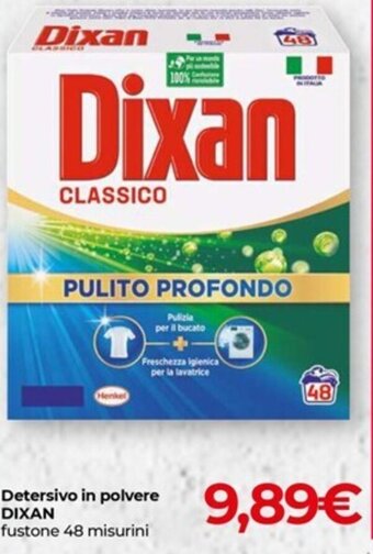 Detersivo in polvere DIXAN fustone 48 misurini