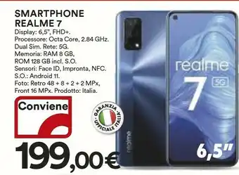 Ipercoop Realme 7 Pro 16,3 Cm (6.4") 8 GB 128 GB Doppia SIM 4G USB Tipo-C Blu Android 10.0 4500 MAh offerta