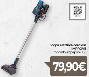 Eurospar Scopa elettrica cordless IMPROVE modello impapsf2006 offerta