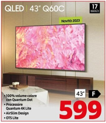 SAMSUNG QLED 43" Q60C