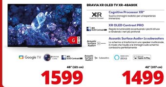 Comet SONY BRAVIA XR OLED TV XR-48A90K1 offerta