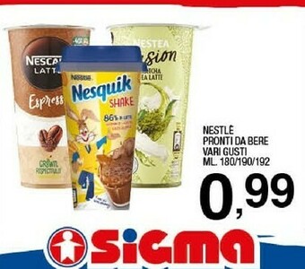 Sigma Nesquik Nescafè offerta