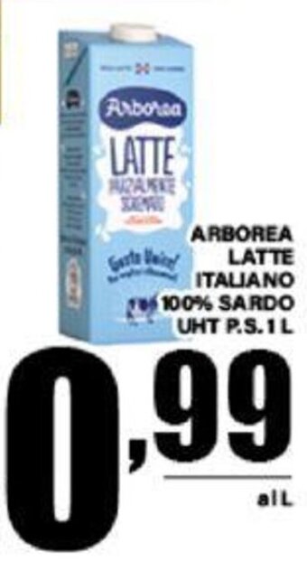 DEM ARBOREA LATTE ITALIANO 100% SARDO UHT P.S. 1 L offerta