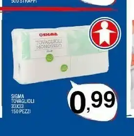 Sigma Tovaglioli di carta offerta
