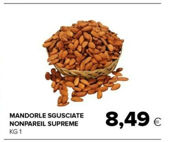 Tigre Mandorle Sgusciate Nonpareil Supreme offerta