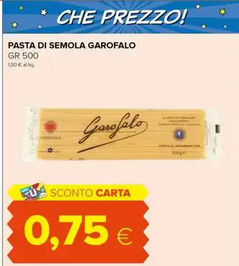 Tigre Garofalo Pasta di semola offerta