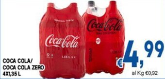 DEM COCA COLA/ COCA COLA ZERO 4X1,35 L offerta