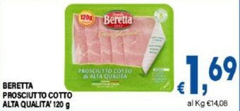 DEM BERETTA PROSCIUTTO COTTO ALTA QUALITA' 120 g offerta