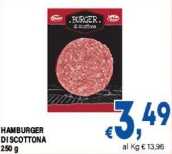 DEM HAMBURGER DISCOTTONA 250 g offerta