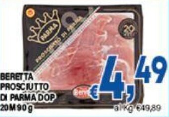 DEM BERETTA PROSCIUTTO DI PARMA DOP 20M 90 G offerta