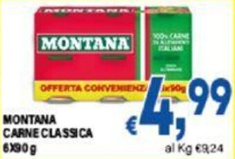 DEM MONTANA CARNE CLASSICA 6x90 g offerta