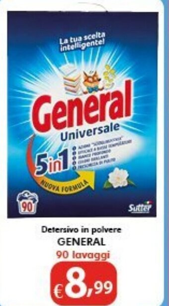 Bernava Detersivo in polvere GENERAL 90 lavaggi offerta