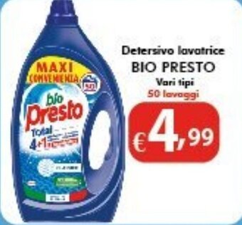 Bernava Detersivo lavatrice BIO PRESTO Vari tipi 50 lavaggi offerta