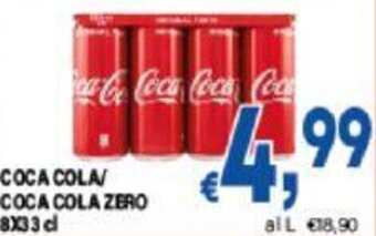 COCA COLA/ COCA COLA ZERO 8X33 CL