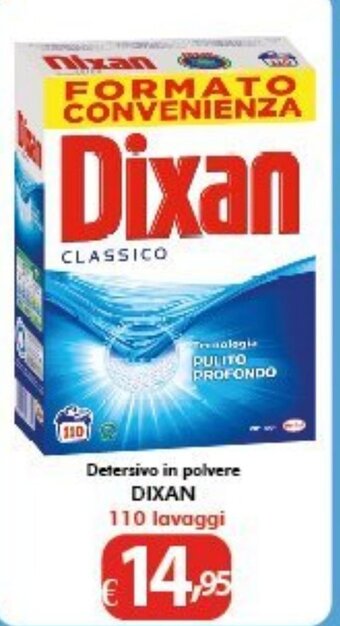 Detersivo in polvere DIXAN 110 lavaggi