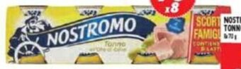 Pim Supermercati NOSTROMO TONNO ALL'OLIO DI OLIVA 70 G X 8 offerta
