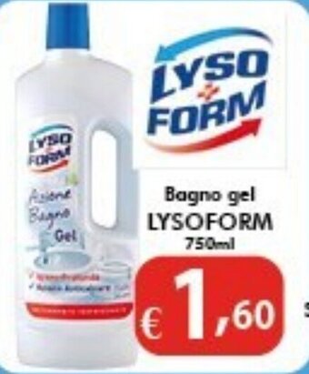 Bernava Bagno gel LYSOFORM 750ml offerta