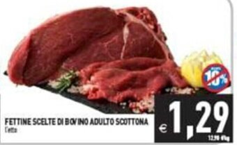 Pim Supermercati FETTINE SCELTE DI BOVINO ADULTO SCOTTONA offerta