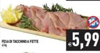 Pim Supermercati FESA DI TACCHINO A FETTE offerta