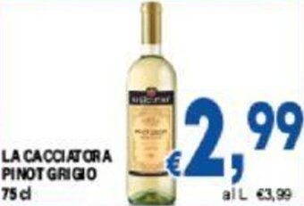 LA CACCIATORA PINOT GRIGIO 75 CL