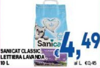 SANICAT CLASSIC LETTIERA LAVANDA 10 L
