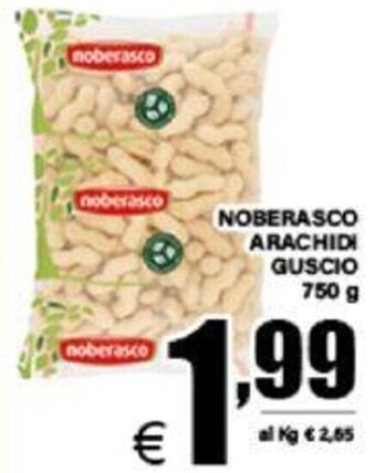 DEM NOBERASCO ARACHIDI GUSCIO 750 g offerta