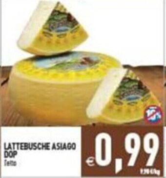 Pim Supermercati LATTEBUSCHE ASIAGO DOP offerta