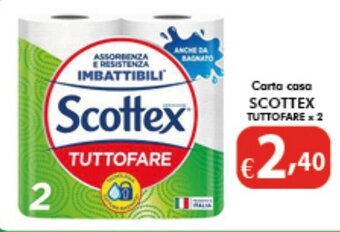 Bernava Carta casa SCOTTEX TUTTOFARE x 2 offerta