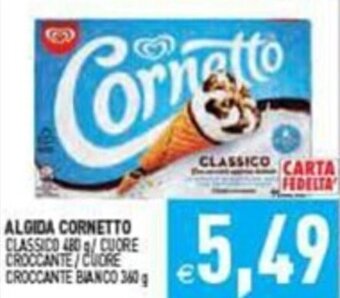 Pim Supermercati ALGIDA CORNETTO CLASSICO 480 G offerta