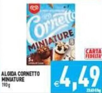 Pim Supermercati ALGIDA CORNETTO MINIATURE 190g offerta