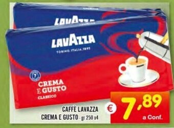 Centro Commerciale Discount CAFFÈ LAVAZZA CREMA E GUSTO-gr 250 x4 offerta