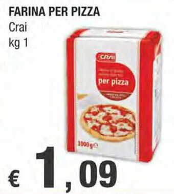 Crai FARINA PER PIZZA Crai kg 1 offerta