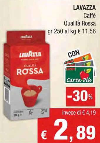 LAVAZZA Caffè Qualità Rossa gr 250
