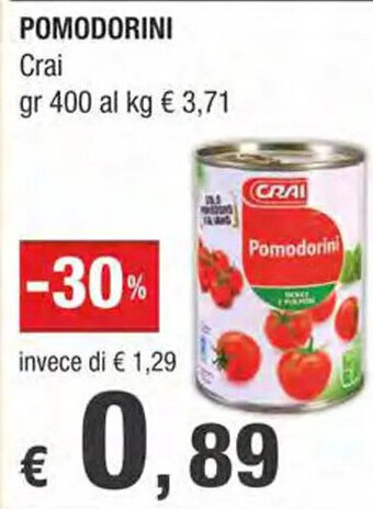 Crai POMODORINI Crai gr 400 offerta