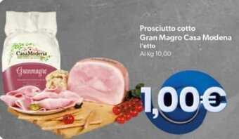 Prosciutto cotto Gran Magro Casa Modena