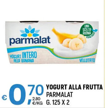 A&O YOGURT ALLA FRUTTA PARMALAT G. 125 X 2 offerta