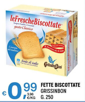 FETTE BISCOTTATE GRISSINBON G. 250