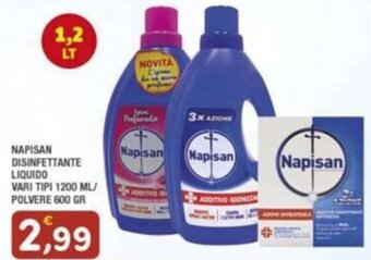 Maury's NAPISAN DISINFETTANTE LIQUIDO VARI TIPI 1200 ML/ POLVERE 600 GR offerta
