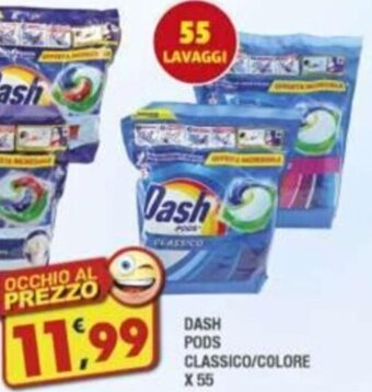 Maury's DASH PODS CLASSICO/COLORE X55 offerta