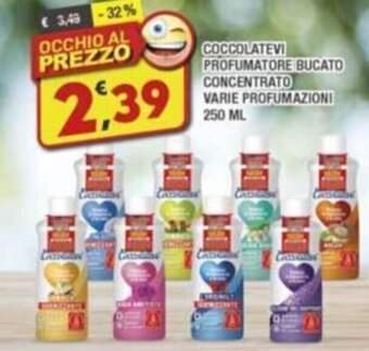 COCCOLATEVI PROFUMATORE BUCATO CONCENTRATO VARIE PROFUMAZIONI 250 ML