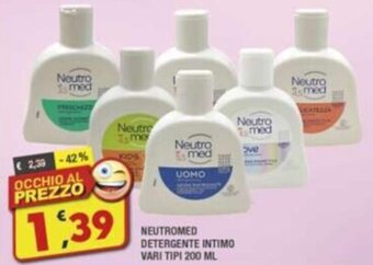 Maury's NEUTROMED DETERGENTE INTIMO VARI TIPI 200 ML offerta