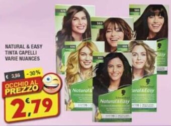 Maury's NATURAL & EASY TINTA CAPELLI VARIE NUANCES offerta