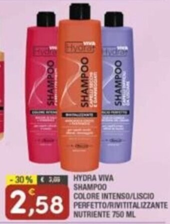 Maury's HYDRA VIVA SHAMPOO COLORE INTENSO/LISCIO PERFETTO/RIVITITALIZZANTE NUTRIENTE 750 ML offerta